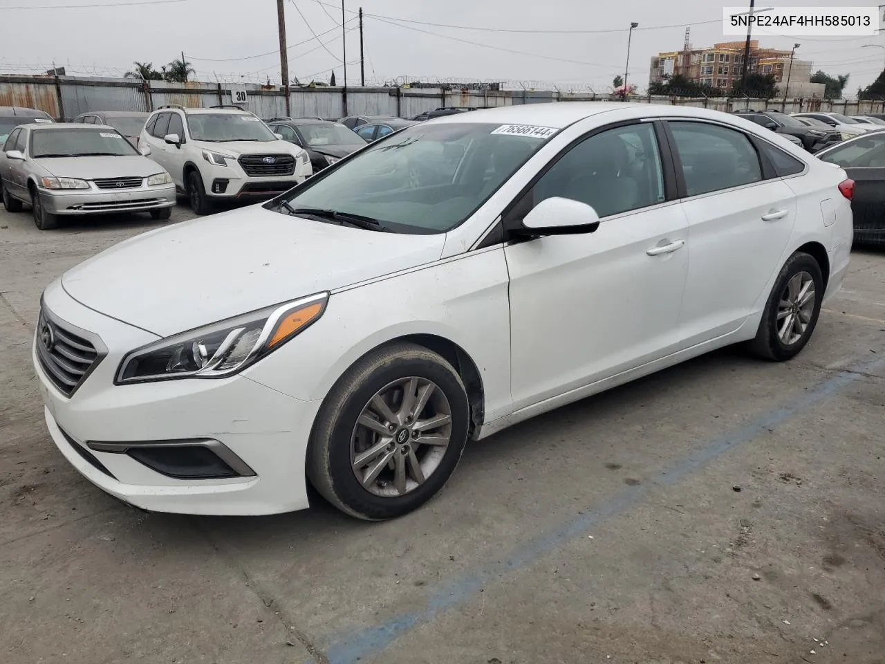 2017 Hyundai Sonata Se VIN: 5NPE24AF4HH585013 Lot: 76566144