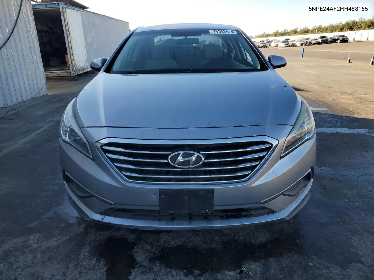 2017 Hyundai Sonata Se VIN: 5NPE24AF2HH488165 Lot: 76598074