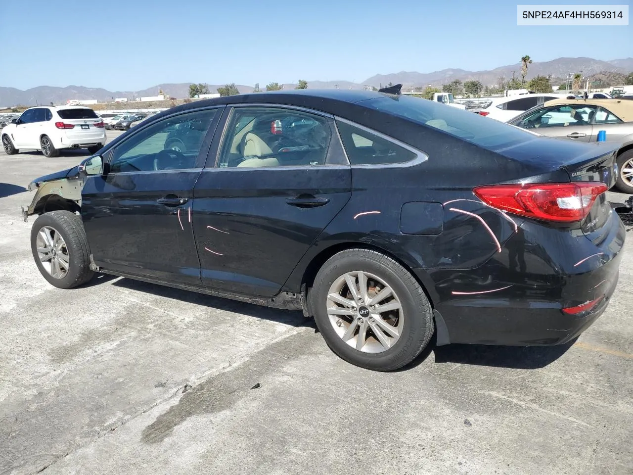 2017 Hyundai Sonata Se VIN: 5NPE24AF4HH569314 Lot: 76624474