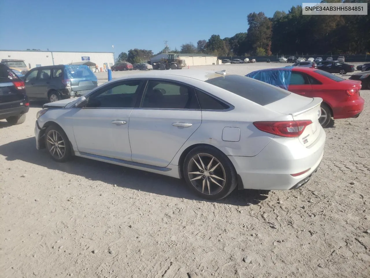 2017 Hyundai Sonata Sport VIN: 5NPE34AB3HH584851 Lot: 76624874