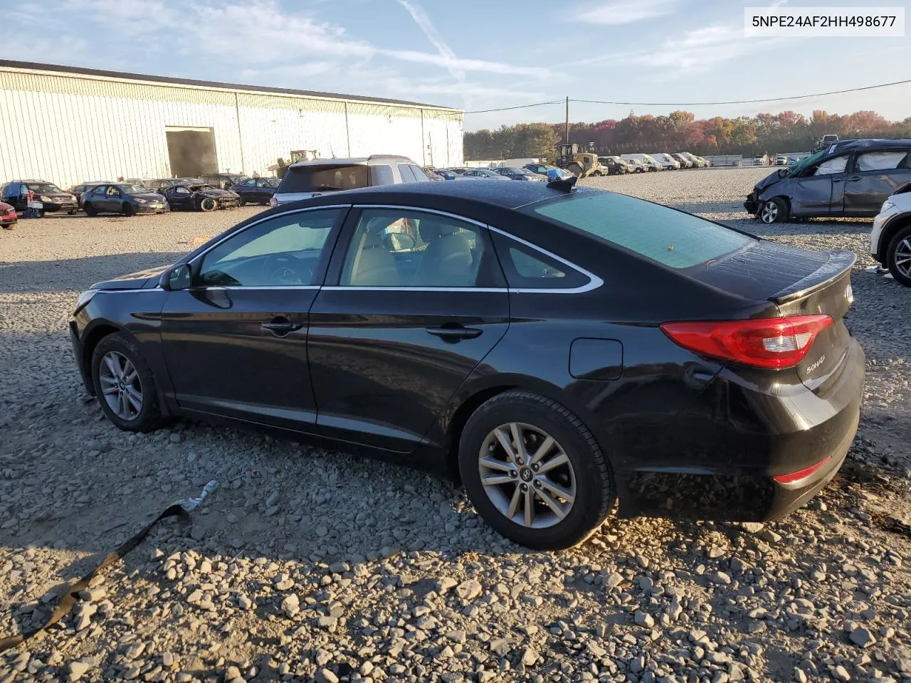 2017 Hyundai Sonata Se VIN: 5NPE24AF2HH498677 Lot: 76763774