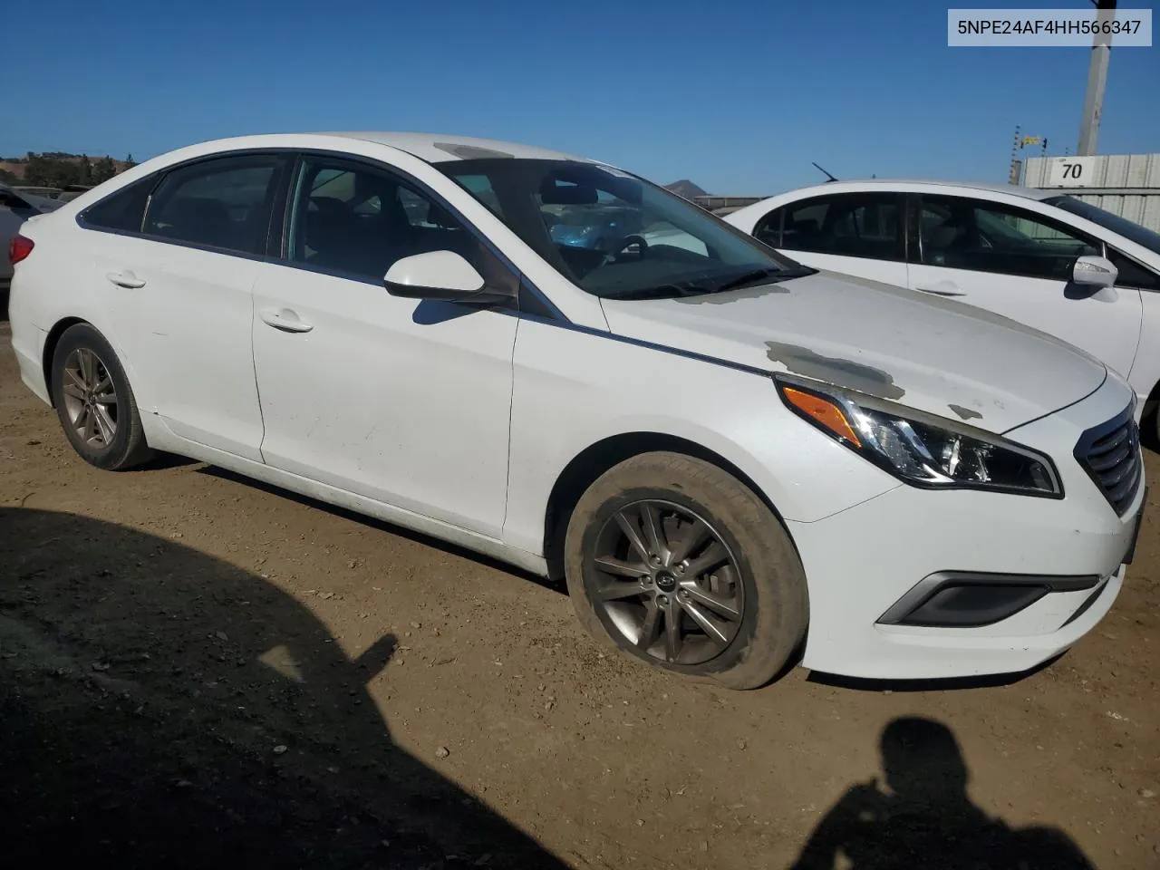 2017 Hyundai Sonata Se VIN: 5NPE24AF4HH566347 Lot: 76827734