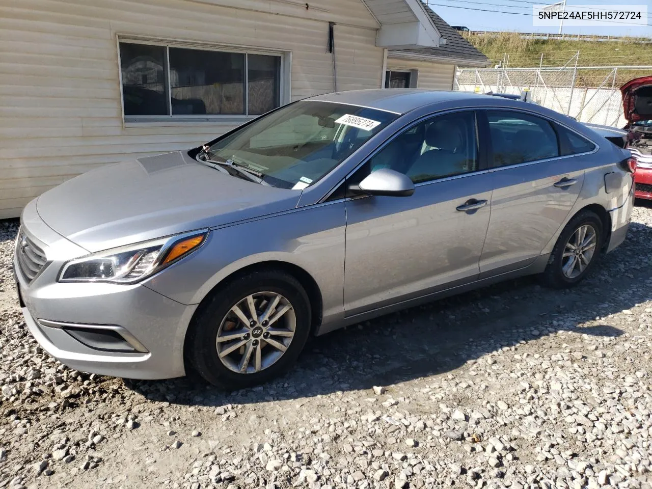 2017 Hyundai Sonata Se VIN: 5NPE24AF5HH572724 Lot: 76895274