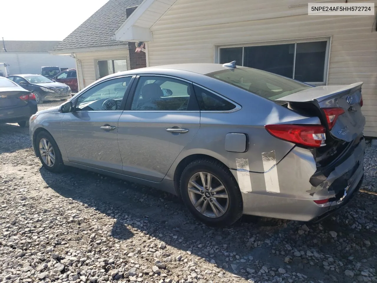 2017 Hyundai Sonata Se VIN: 5NPE24AF5HH572724 Lot: 76895274