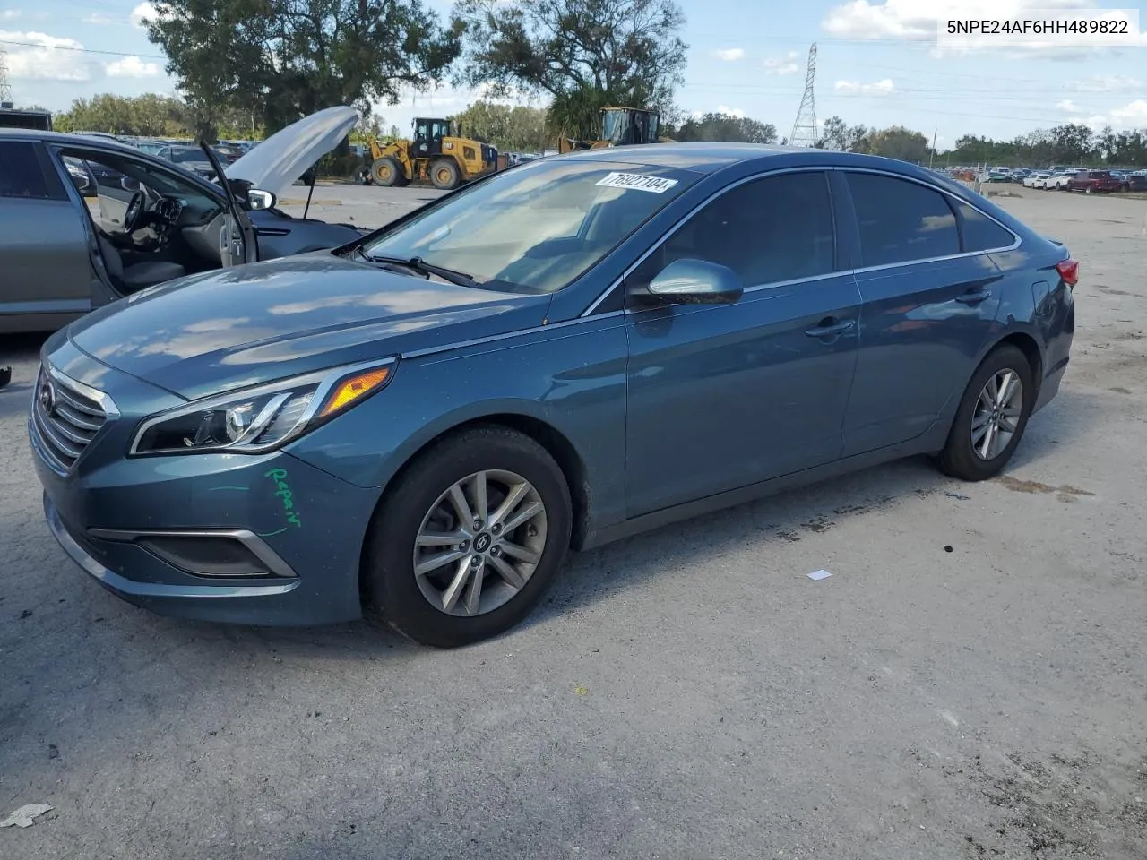 2017 Hyundai Sonata Se VIN: 5NPE24AF6HH489822 Lot: 76927104