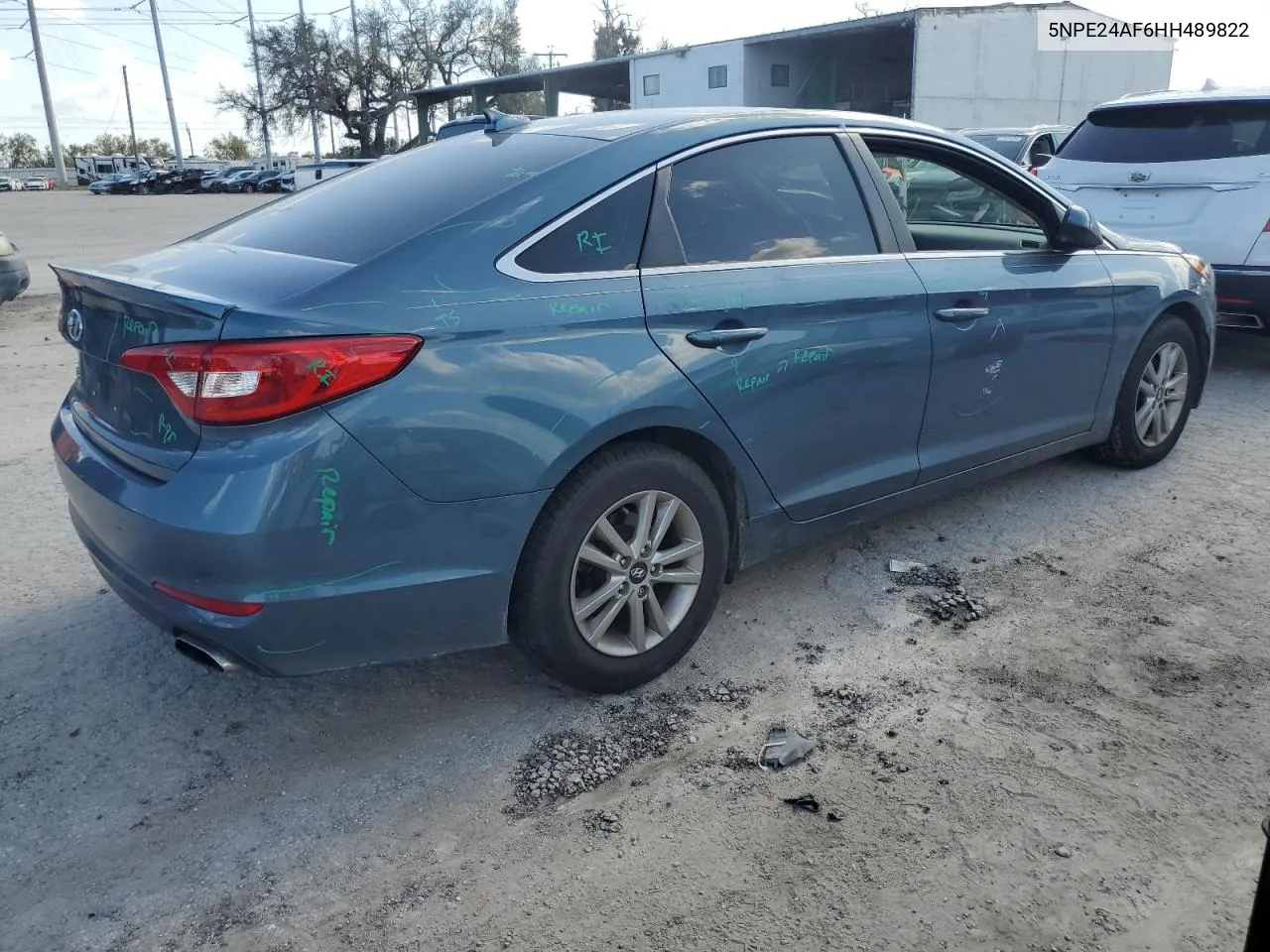 2017 Hyundai Sonata Se VIN: 5NPE24AF6HH489822 Lot: 76927104