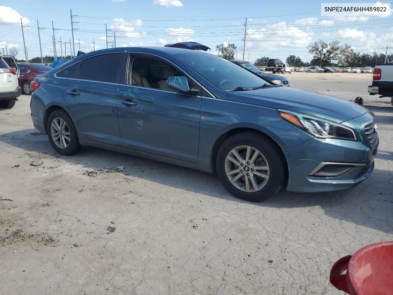 2017 Hyundai Sonata Se VIN: 5NPE24AF6HH489822 Lot: 76927104