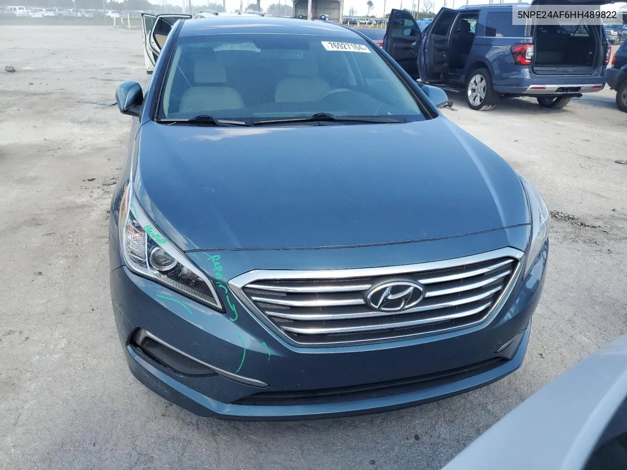 2017 Hyundai Sonata Se VIN: 5NPE24AF6HH489822 Lot: 76927104