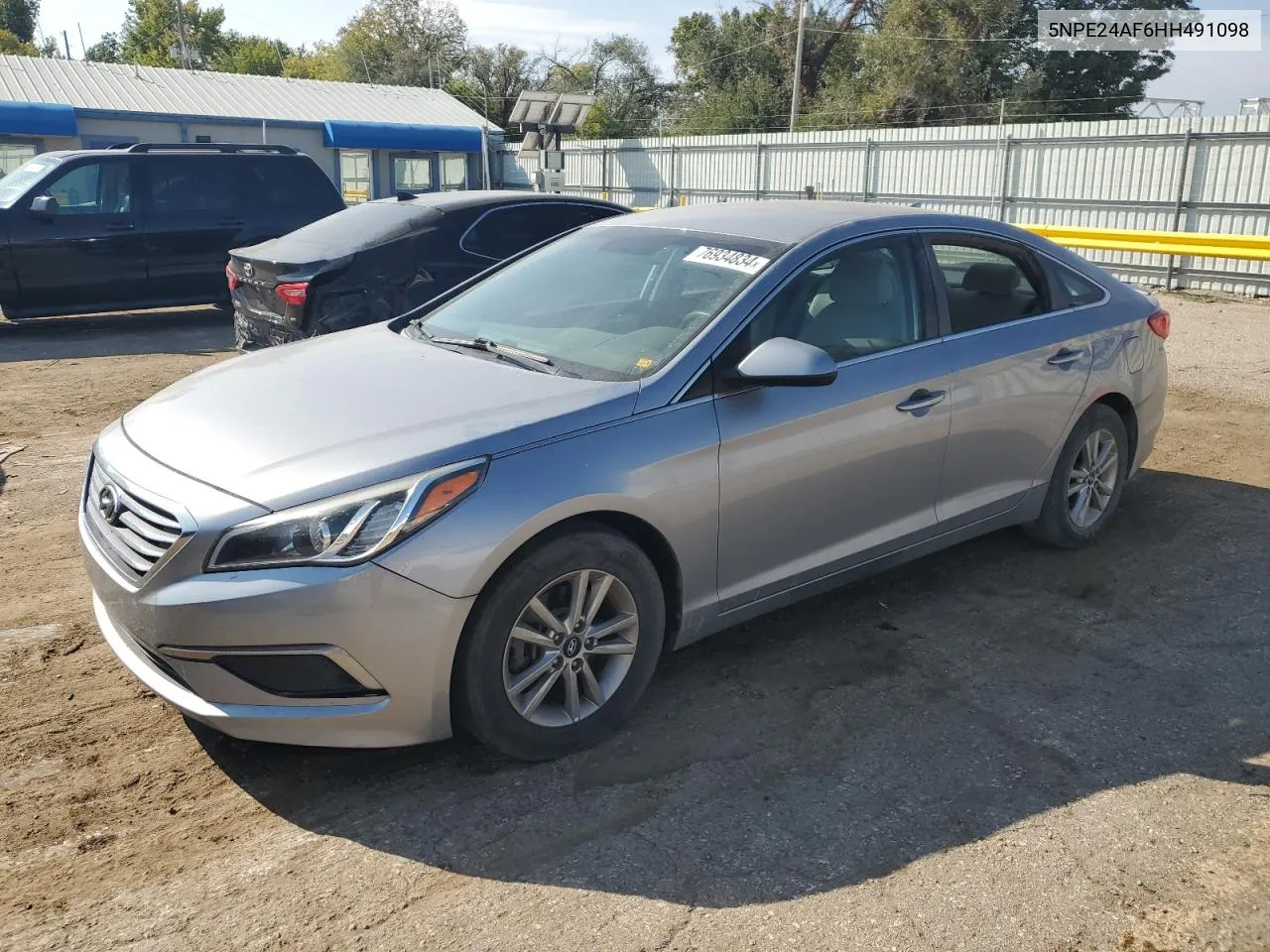 2017 Hyundai Sonata Se VIN: 5NPE24AF6HH491098 Lot: 76934834