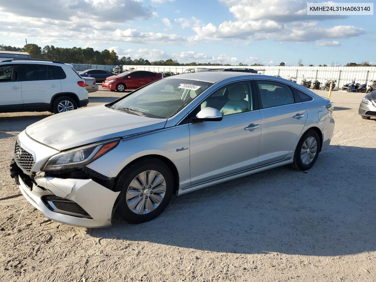 2017 Hyundai Sonata Hybrid VIN: KMHE24L31HA063140 Lot: 76956954