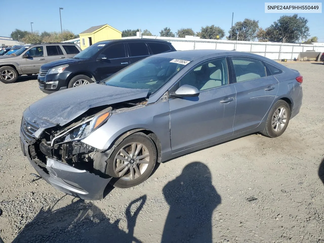 2017 Hyundai Sonata Se VIN: 5NPE24AF9HH550449 Lot: 76970654