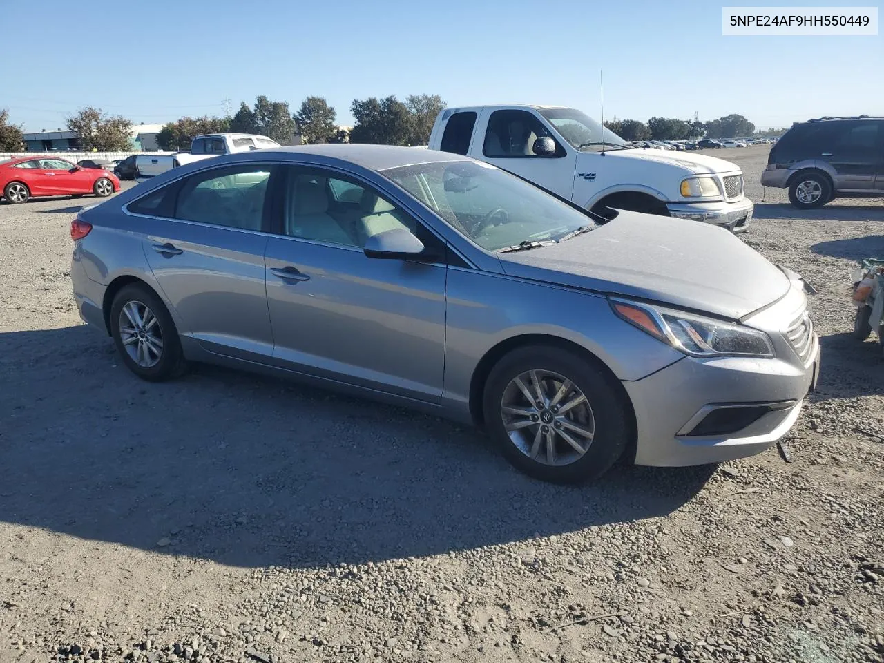 2017 Hyundai Sonata Se VIN: 5NPE24AF9HH550449 Lot: 76970654