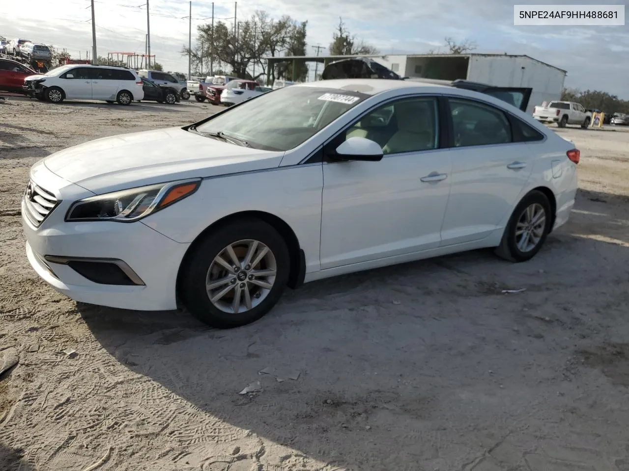 2017 Hyundai Sonata Se VIN: 5NPE24AF9HH488681 Lot: 77007744