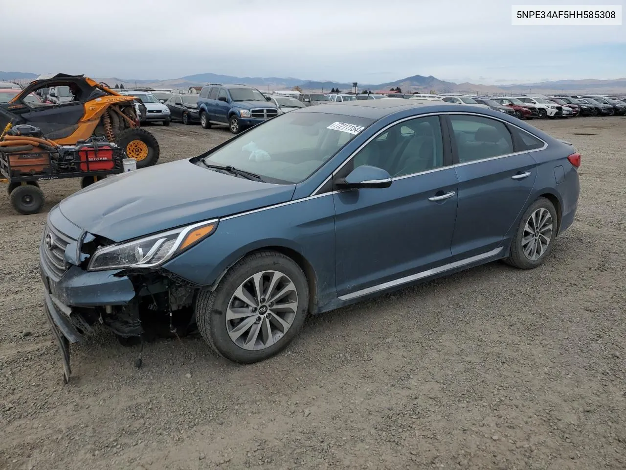 2017 Hyundai Sonata Sport VIN: 5NPE34AF5HH585308 Lot: 77211154