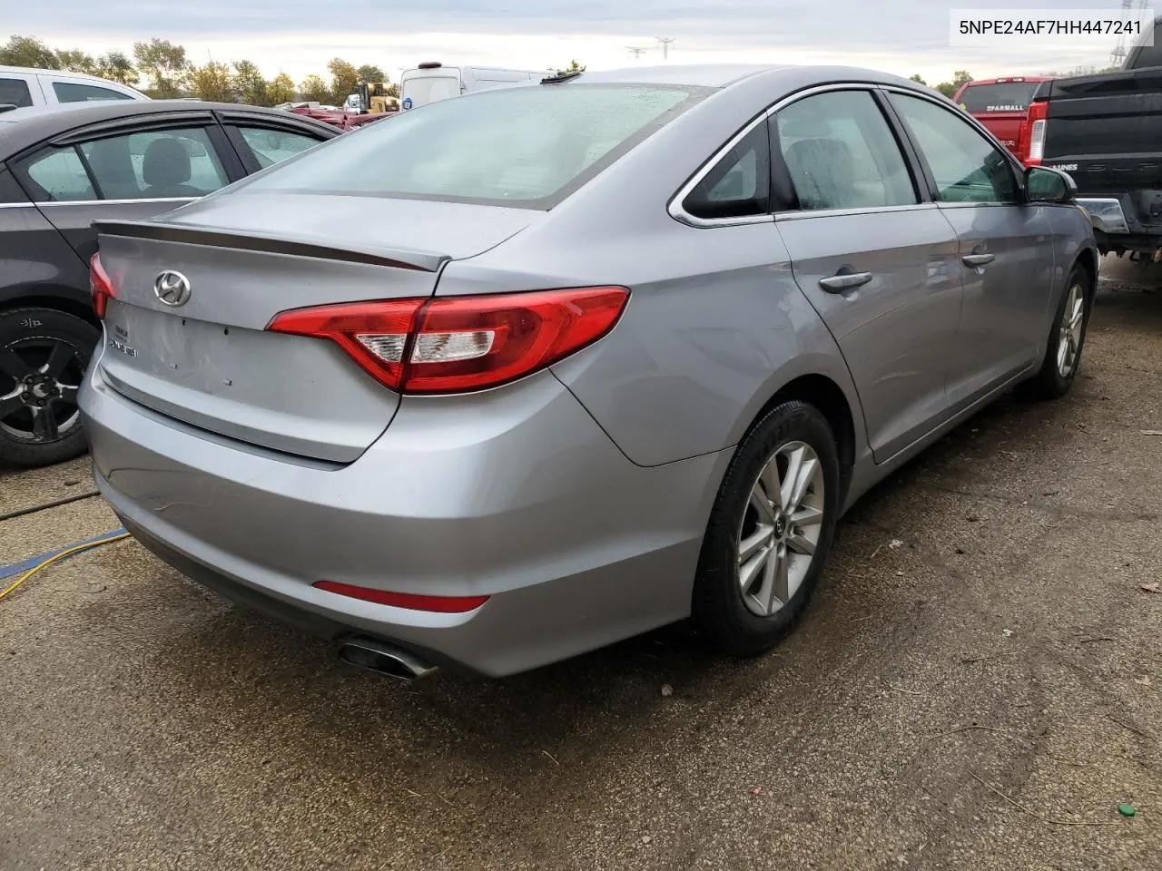 2017 Hyundai Sonata Se VIN: 5NPE24AF7HH447241 Lot: 77222184