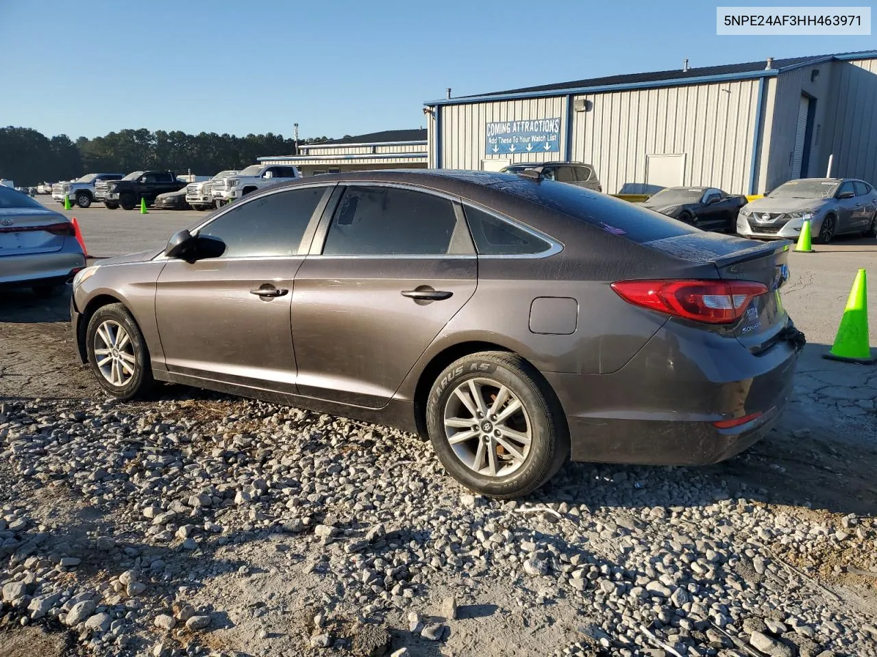 2017 Hyundai Sonata Se VIN: 5NPE24AF3HH463971 Lot: 77366984