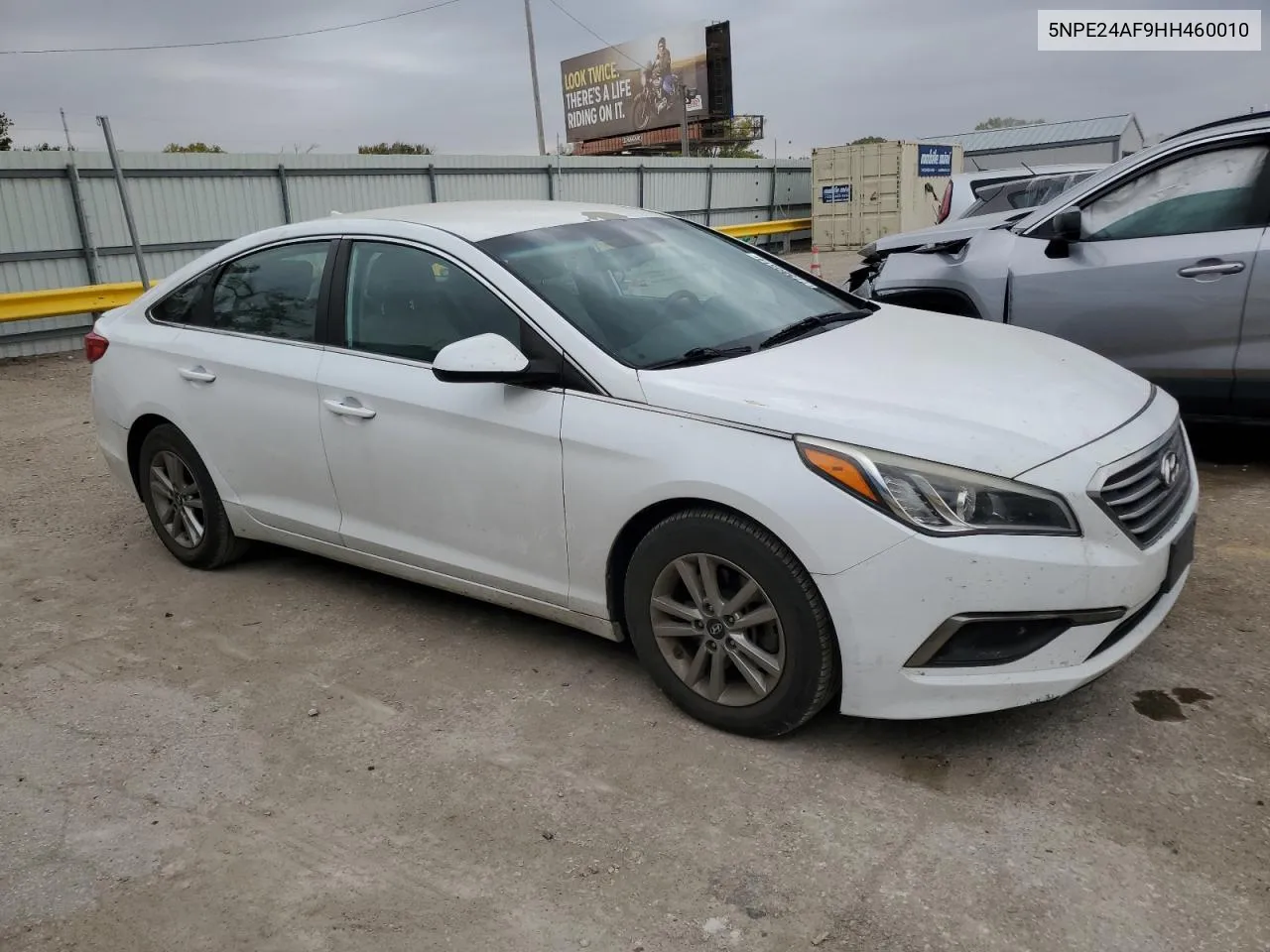 2017 Hyundai Sonata Se VIN: 5NPE24AF9HH460010 Lot: 77380514