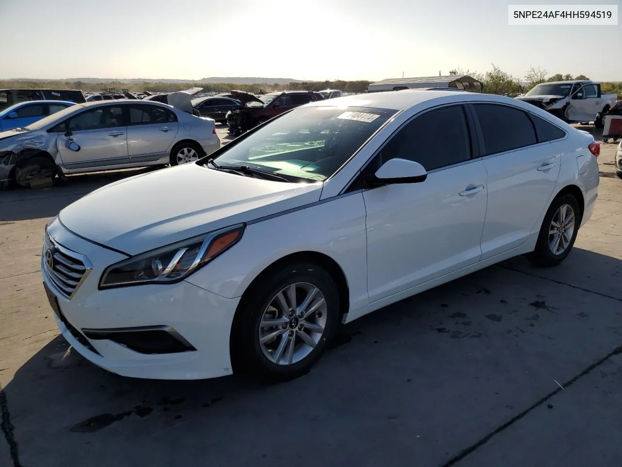 2017 Hyundai Sonata Se VIN: 5NPE24AF4HH594519 Lot: 77404404