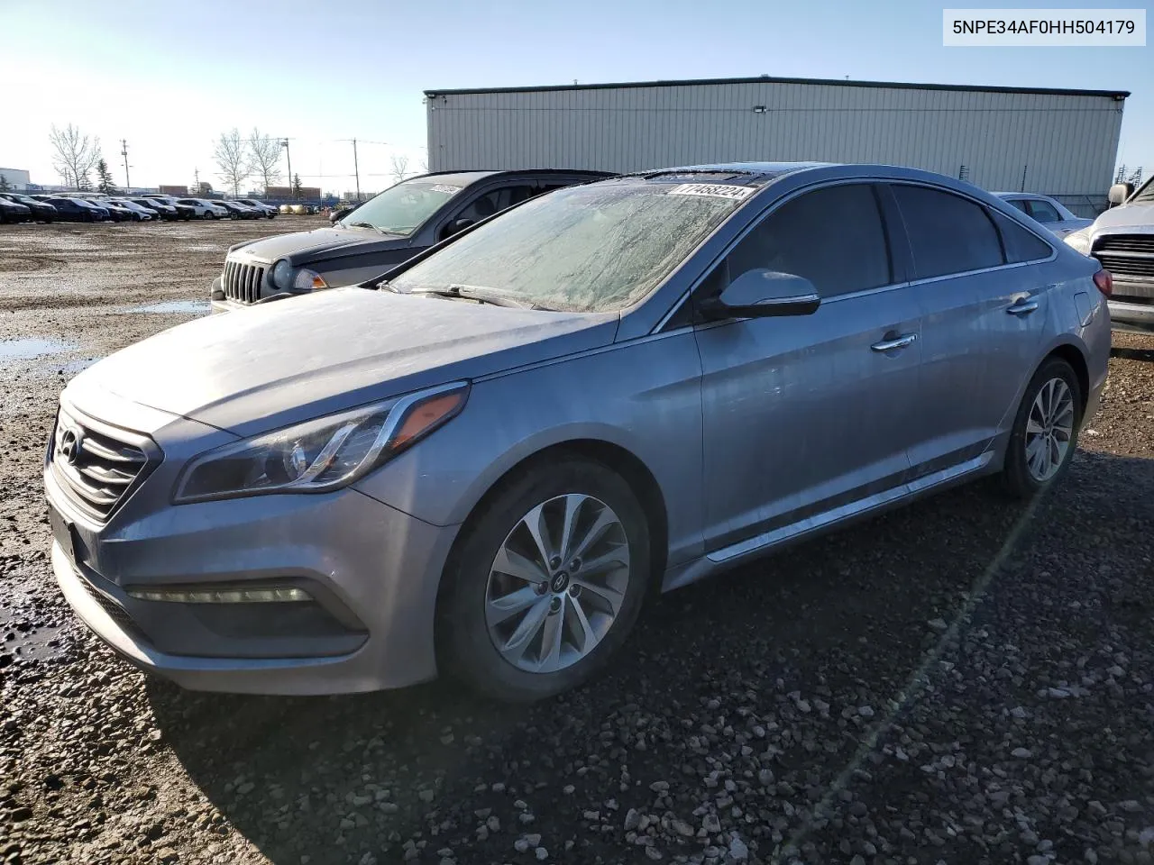 2017 Hyundai Sonata Sport VIN: 5NPE34AF0HH504179 Lot: 77458224