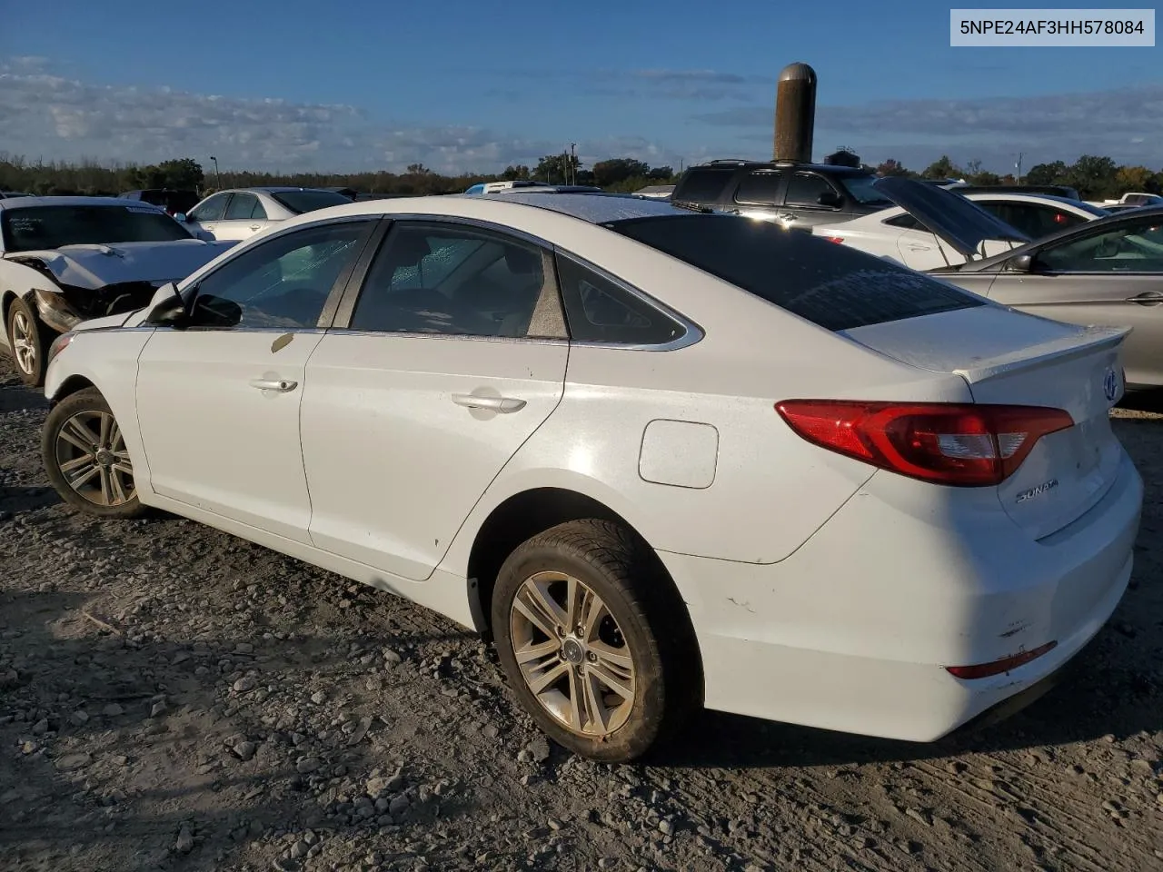 2017 Hyundai Sonata Se VIN: 5NPE24AF3HH578084 Lot: 77523414