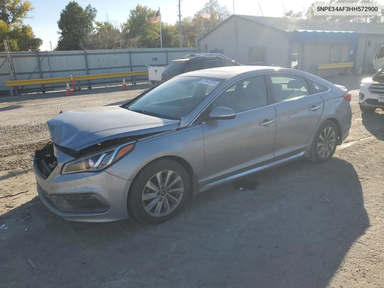 2017 Hyundai Sonata Sport VIN: 5NPE34AF3HH572900 Lot: 77547224