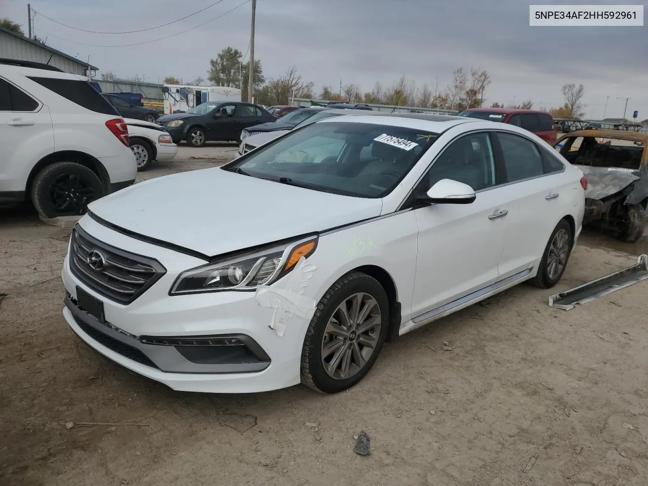 2017 Hyundai Sonata Sport VIN: 5NPE34AF2HH592961 Lot: 77575494