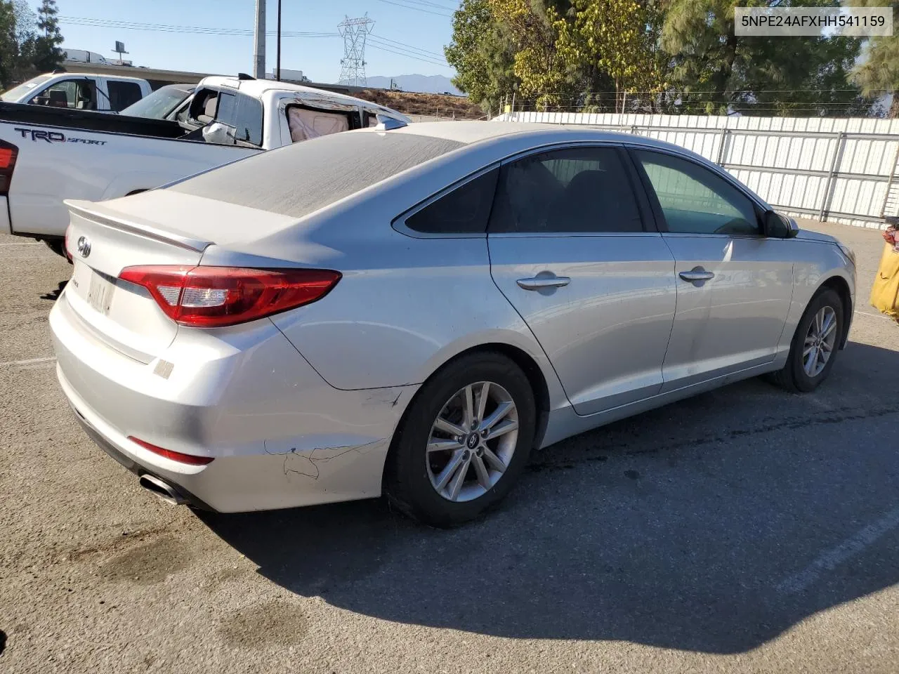 2017 Hyundai Sonata Se VIN: 5NPE24AFXHH541159 Lot: 77590364