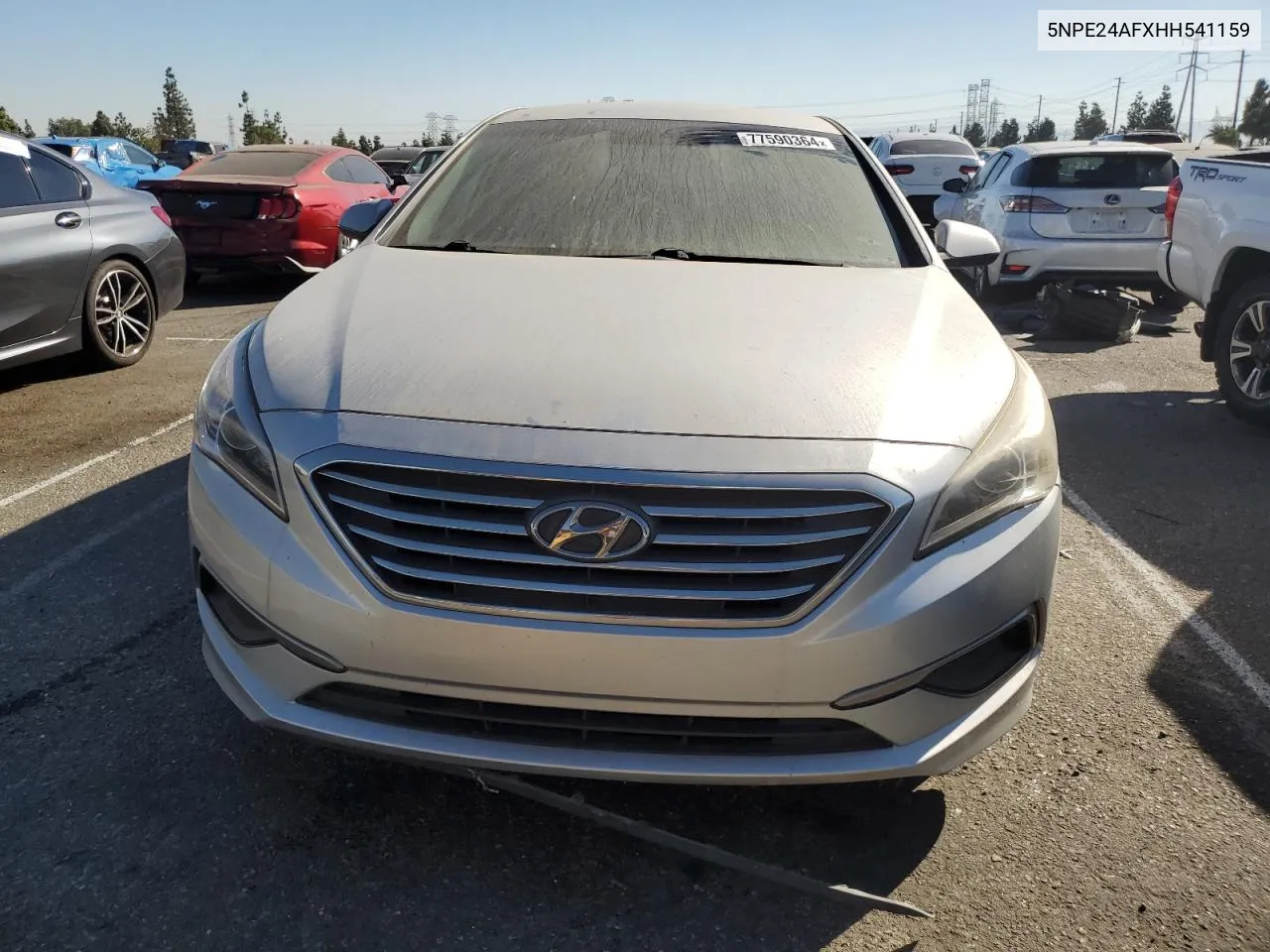 2017 Hyundai Sonata Se VIN: 5NPE24AFXHH541159 Lot: 77590364