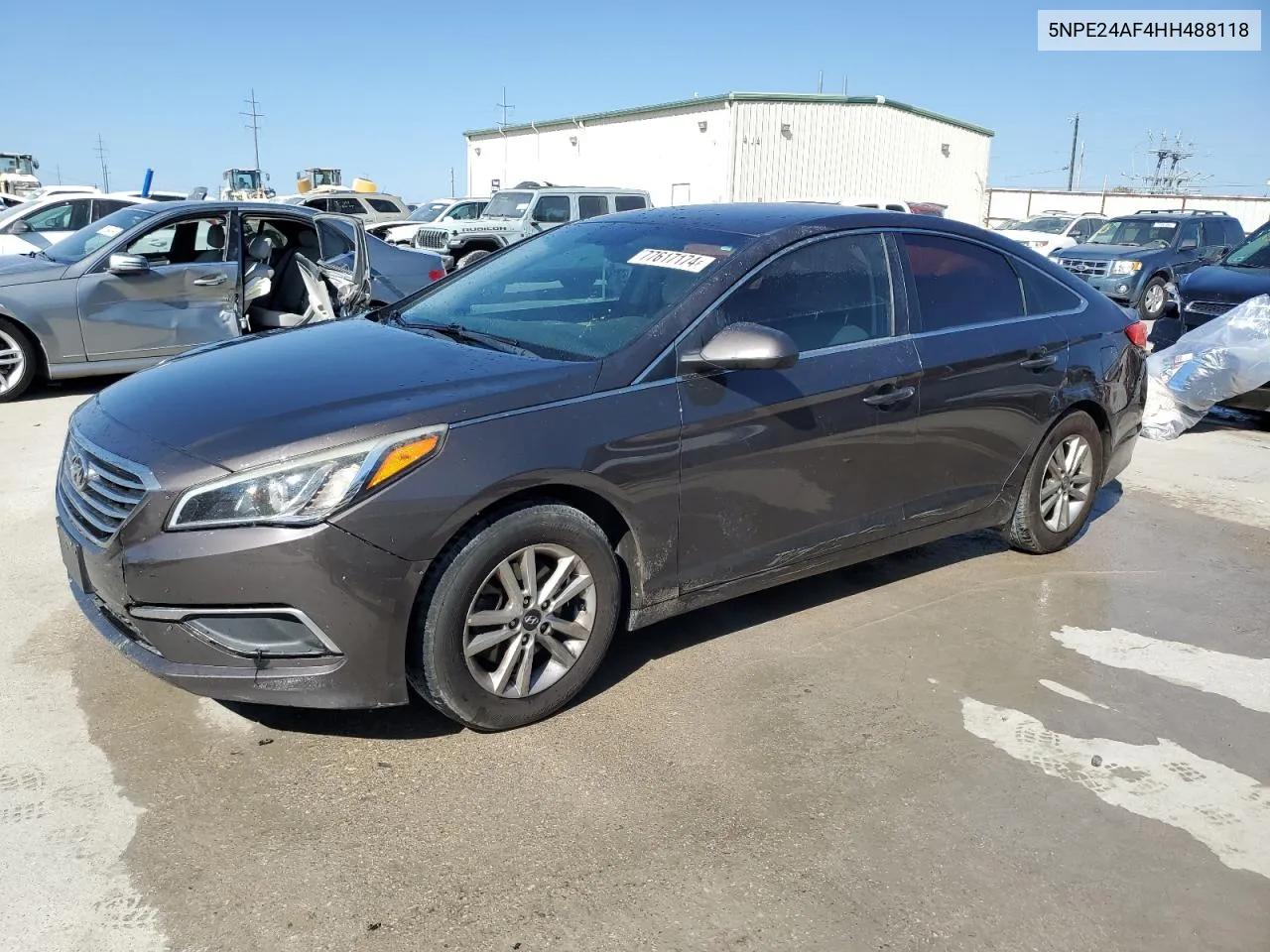 2017 Hyundai Sonata Se VIN: 5NPE24AF4HH488118 Lot: 77617174