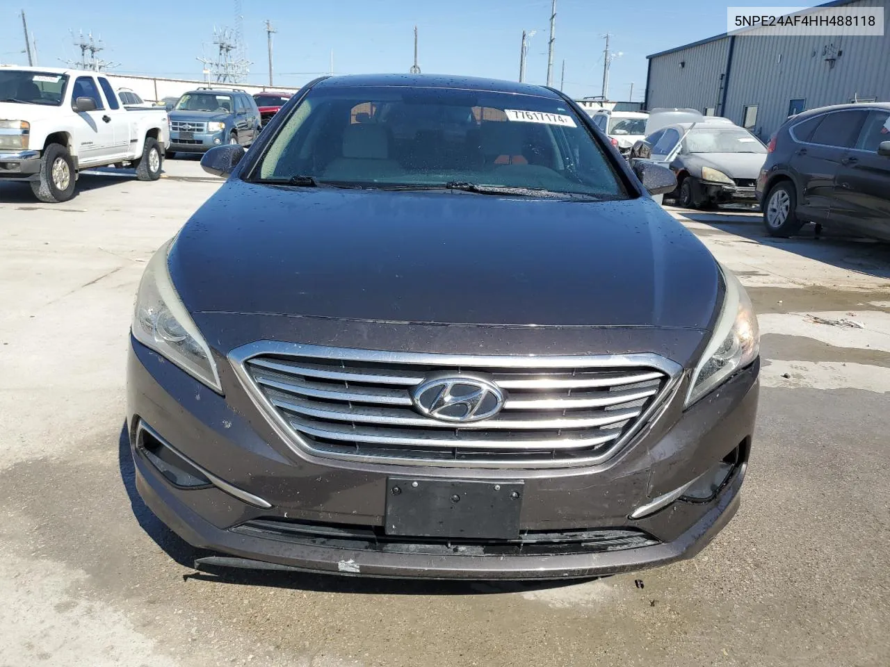 2017 Hyundai Sonata Se VIN: 5NPE24AF4HH488118 Lot: 77617174