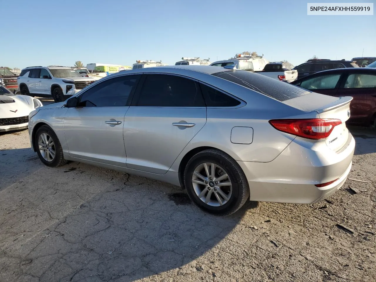 2017 Hyundai Sonata Se VIN: 5NPE24AFXHH559919 Lot: 77625774