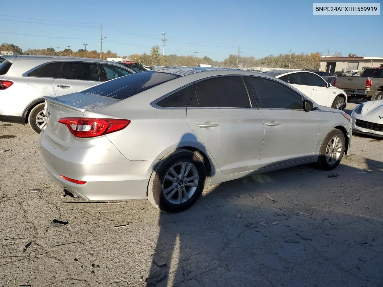 2017 Hyundai Sonata Se VIN: 5NPE24AFXHH559919 Lot: 77625774