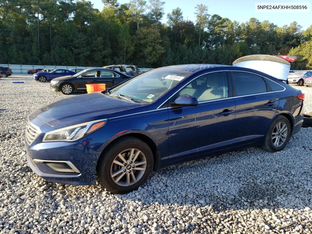 2017 Hyundai Sonata Se VIN: 5NPE24AFXHH508596 Lot: 77628514