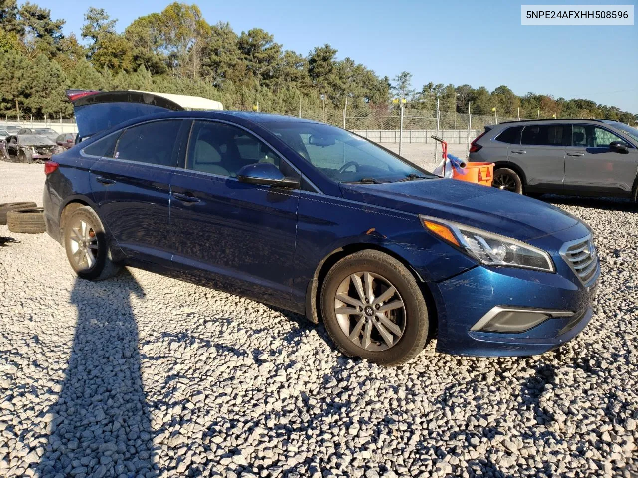 2017 Hyundai Sonata Se VIN: 5NPE24AFXHH508596 Lot: 77628514