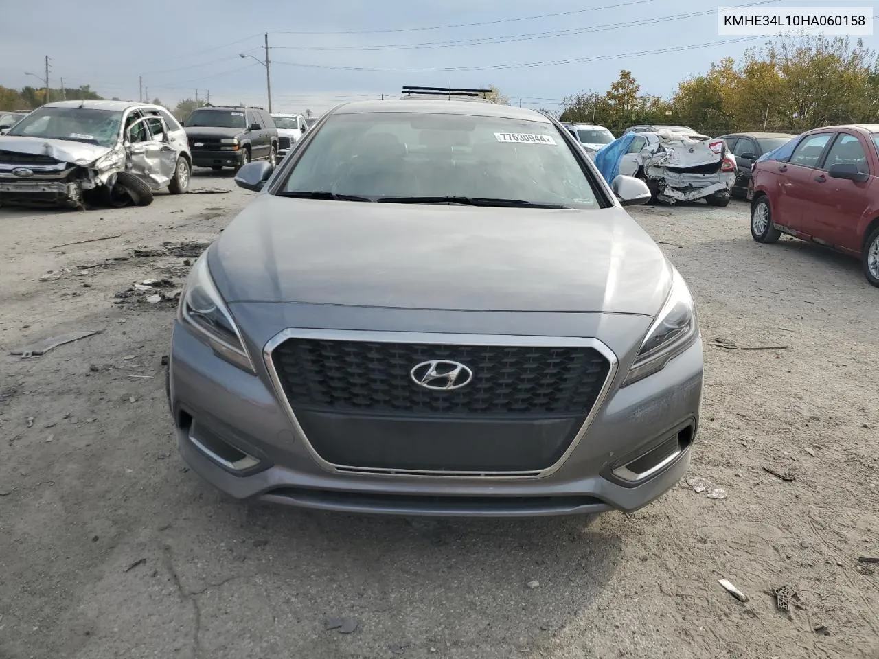 2017 Hyundai Sonata Hybrid VIN: KMHE34L10HA060158 Lot: 77630944