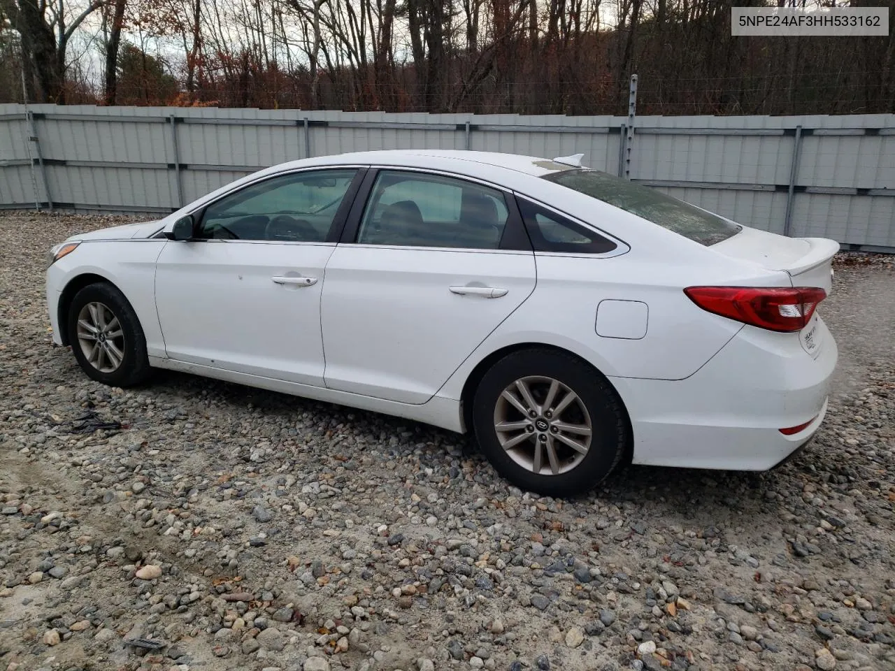 2017 Hyundai Sonata Se VIN: 5NPE24AF3HH533162 Lot: 77662834