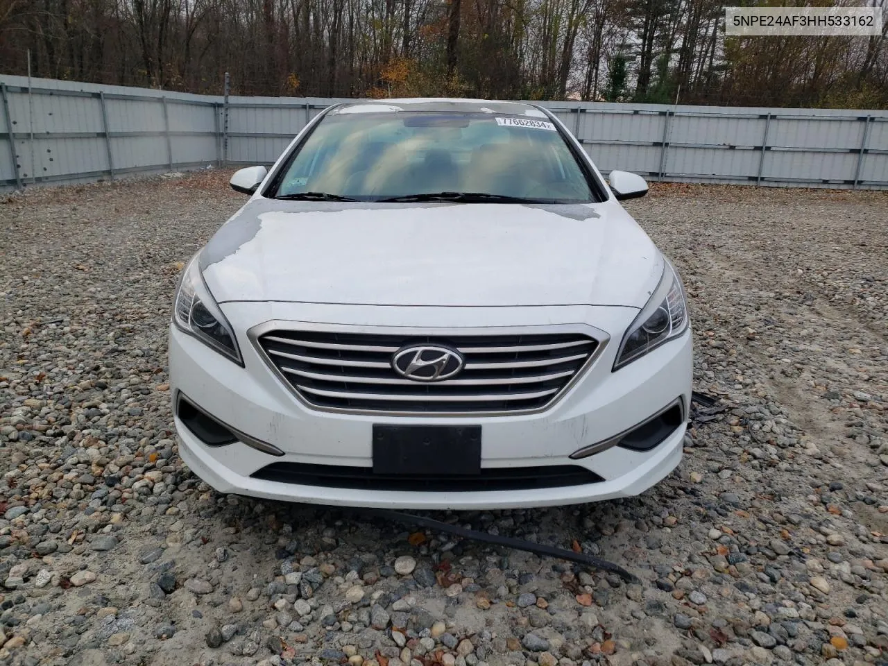 2017 Hyundai Sonata Se VIN: 5NPE24AF3HH533162 Lot: 77662834