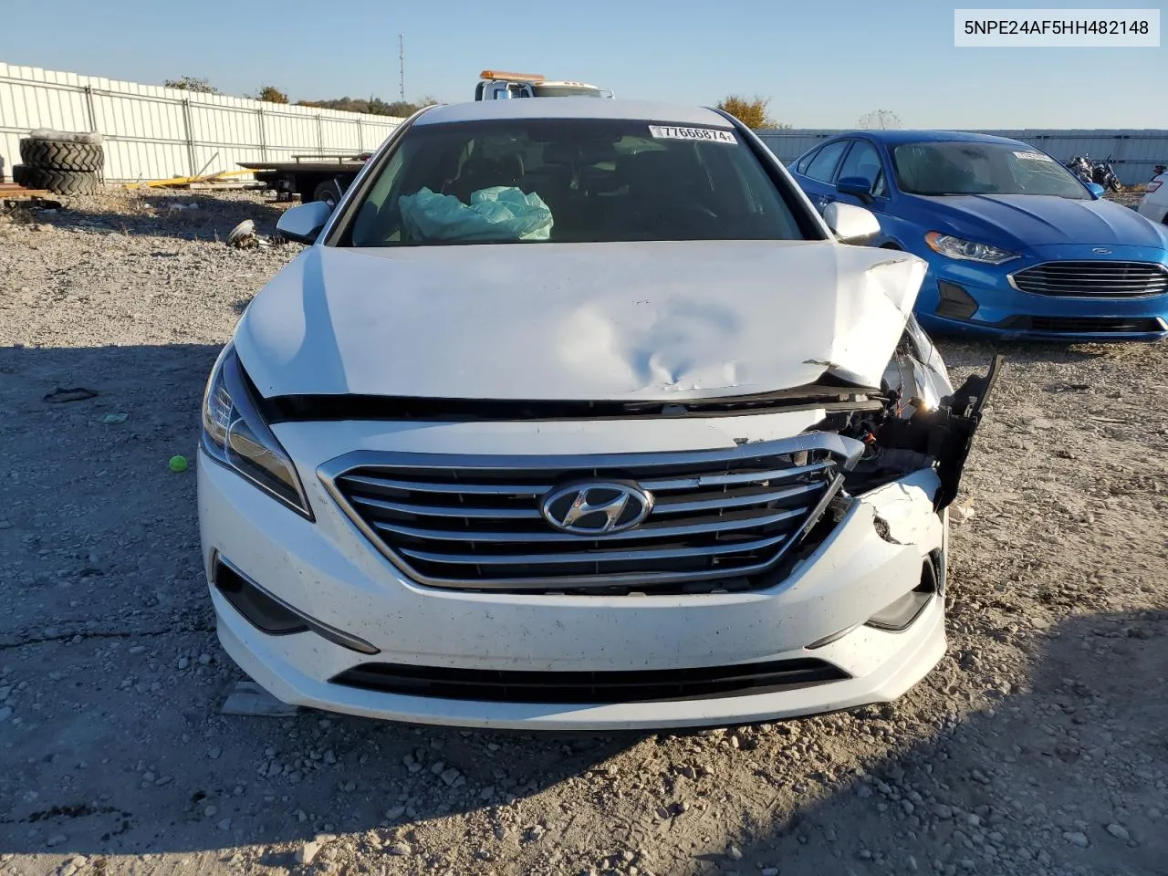 2017 Hyundai Sonata Se VIN: 5NPE24AF5HH482148 Lot: 77666874