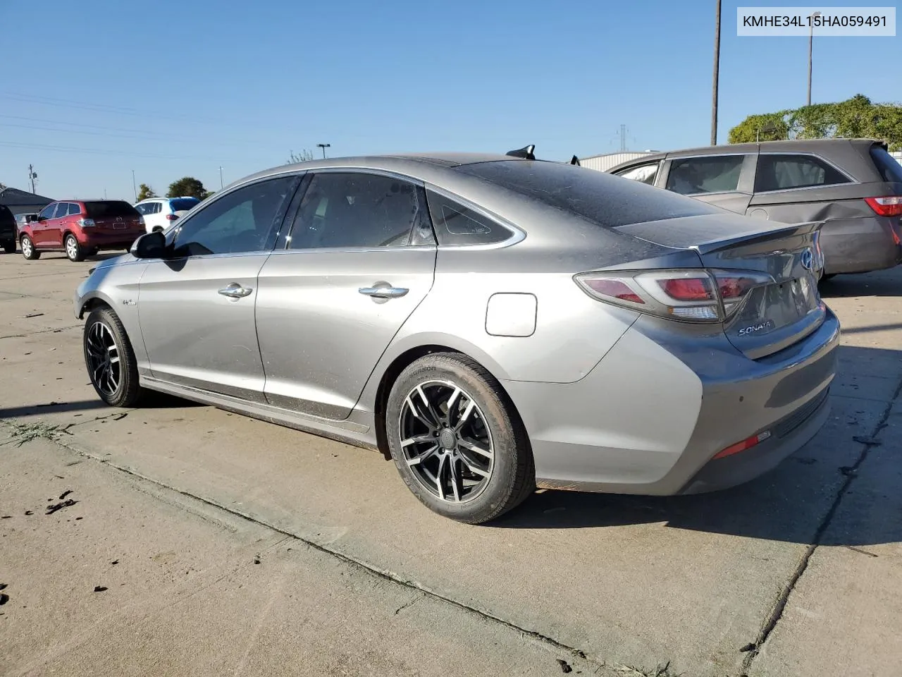 2017 Hyundai Sonata Hybrid VIN: KMHE34L15HA059491 Lot: 77692864