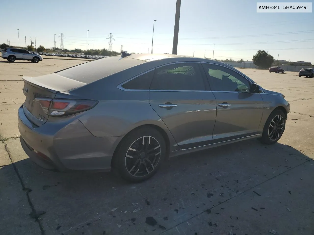 2017 Hyundai Sonata Hybrid VIN: KMHE34L15HA059491 Lot: 77692864