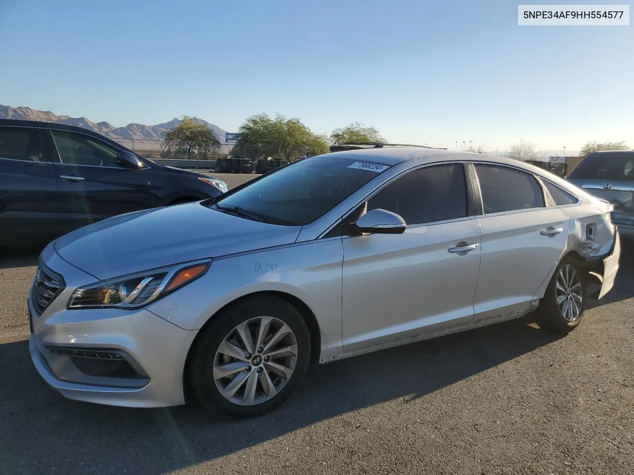 2017 Hyundai Sonata Sport VIN: 5NPE34AF9HH554577 Lot: 77988234