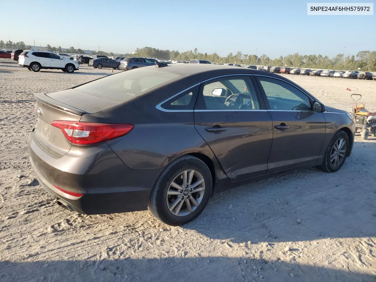 2017 Hyundai Sonata Se VIN: 5NPE24AF6HH575972 Lot: 78018134