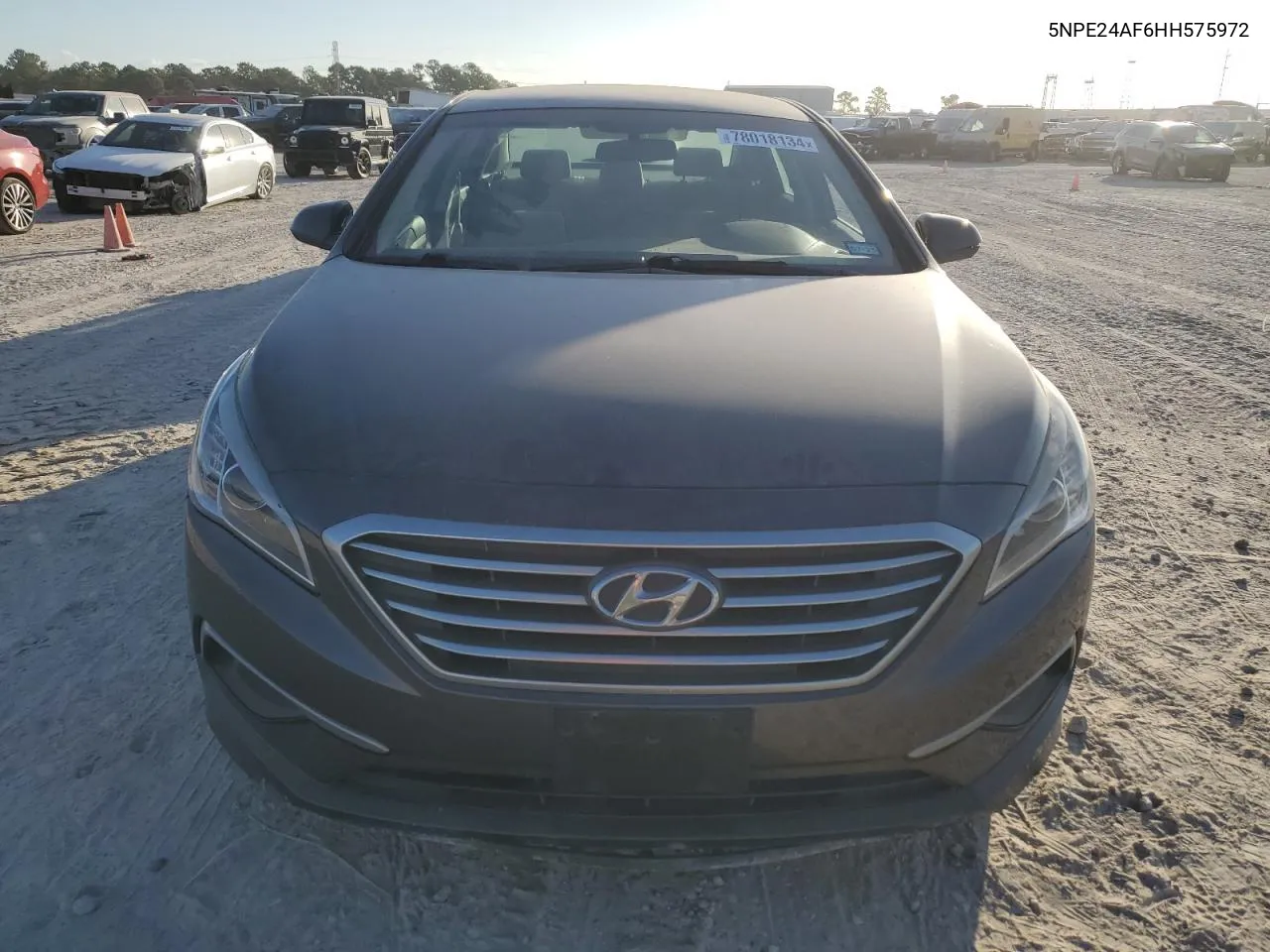 2017 Hyundai Sonata Se VIN: 5NPE24AF6HH575972 Lot: 78018134