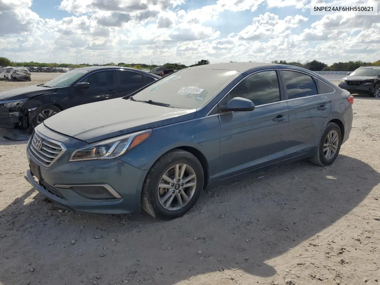 2017 Hyundai Sonata Se VIN: 5NPE24AF6HH550621 Lot: 78101554