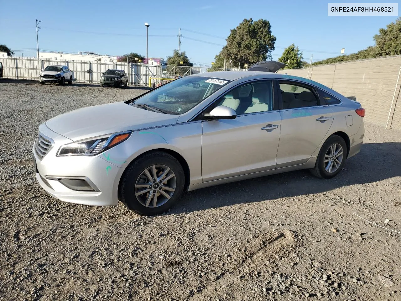 2017 Hyundai Sonata Se VIN: 5NPE24AF8HH468521 Lot: 78157194