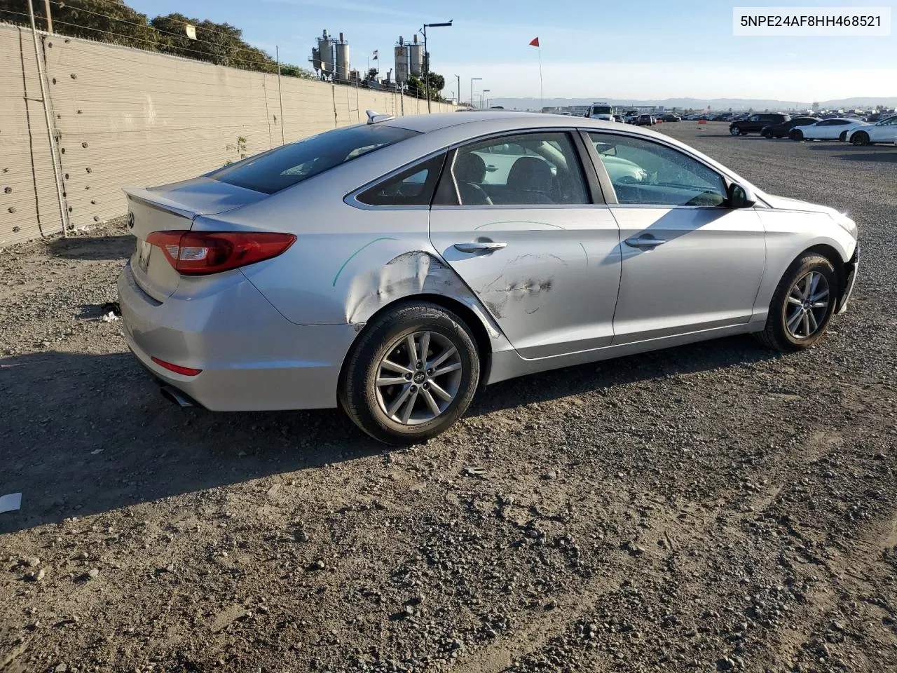 2017 Hyundai Sonata Se VIN: 5NPE24AF8HH468521 Lot: 78157194