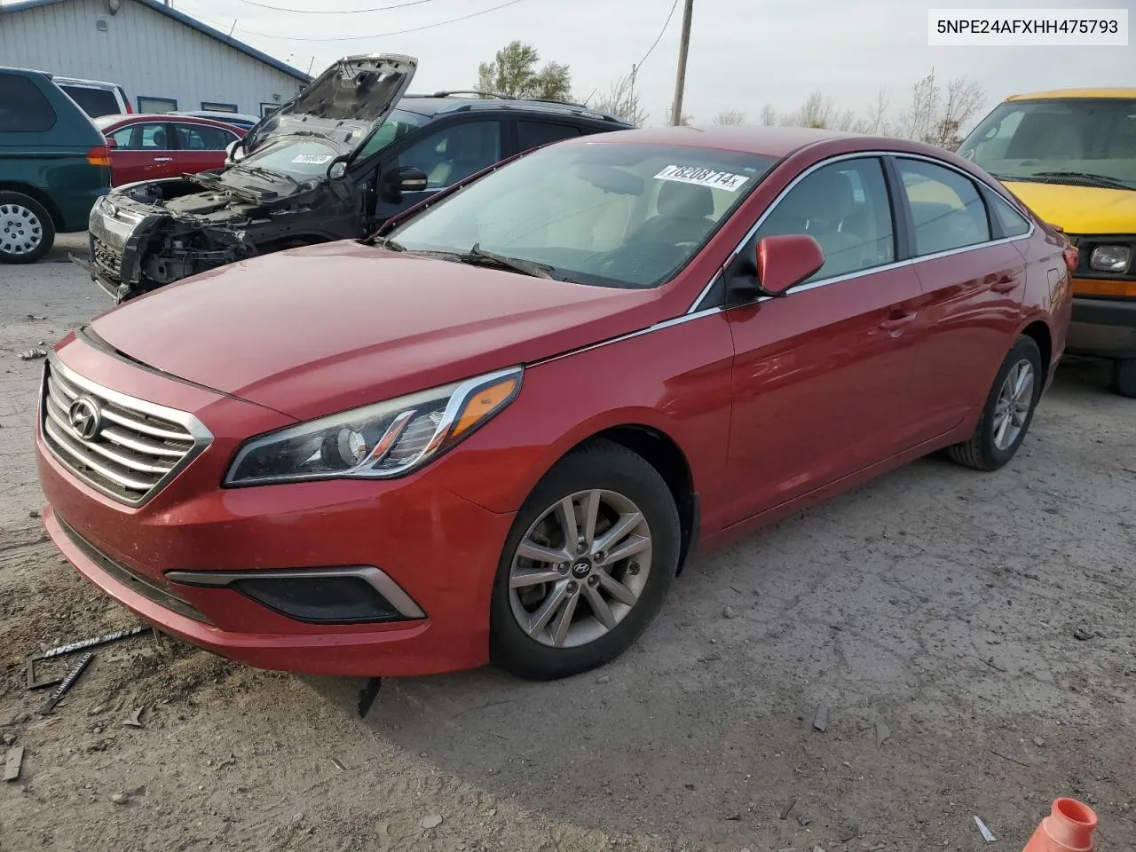 2017 Hyundai Sonata Se VIN: 5NPE24AFXHH475793 Lot: 78208714