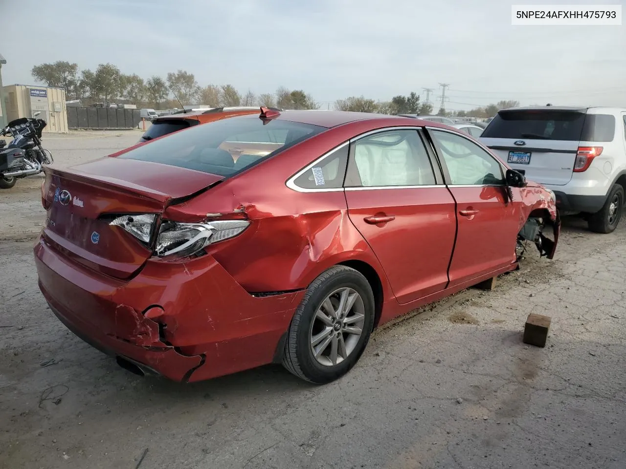 2017 Hyundai Sonata Se VIN: 5NPE24AFXHH475793 Lot: 78208714