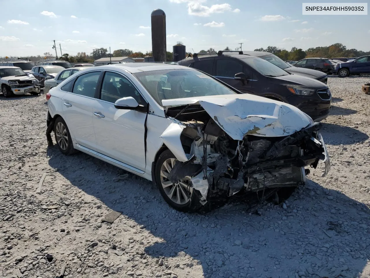 2017 Hyundai Sonata Sport VIN: 5NPE34AF0HH590352 Lot: 78245574