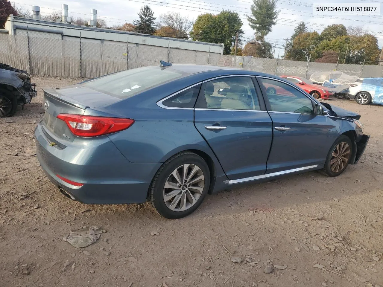 2017 Hyundai Sonata Sport VIN: 5NPE34AF6HH518877 Lot: 78273804